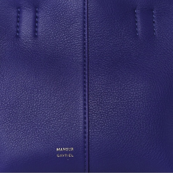 Mansur Gavriel purple Mini Tulipano top handle crossbody tote bag NWOT - Picture 8 of 15